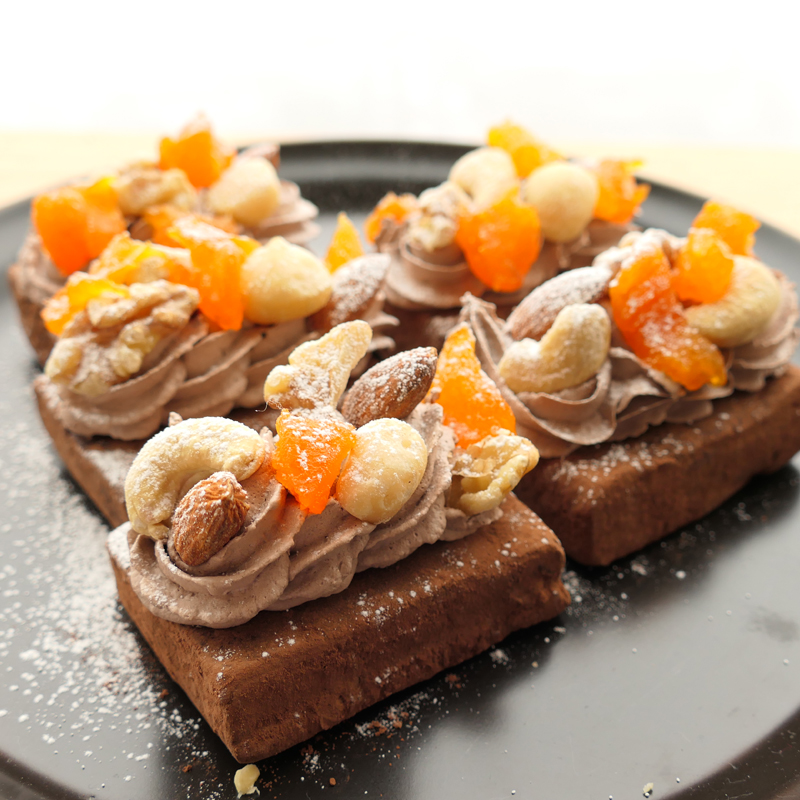 「あんぽ柿とチョコレートの新感覚生チョコ」遠藤 美樹　様