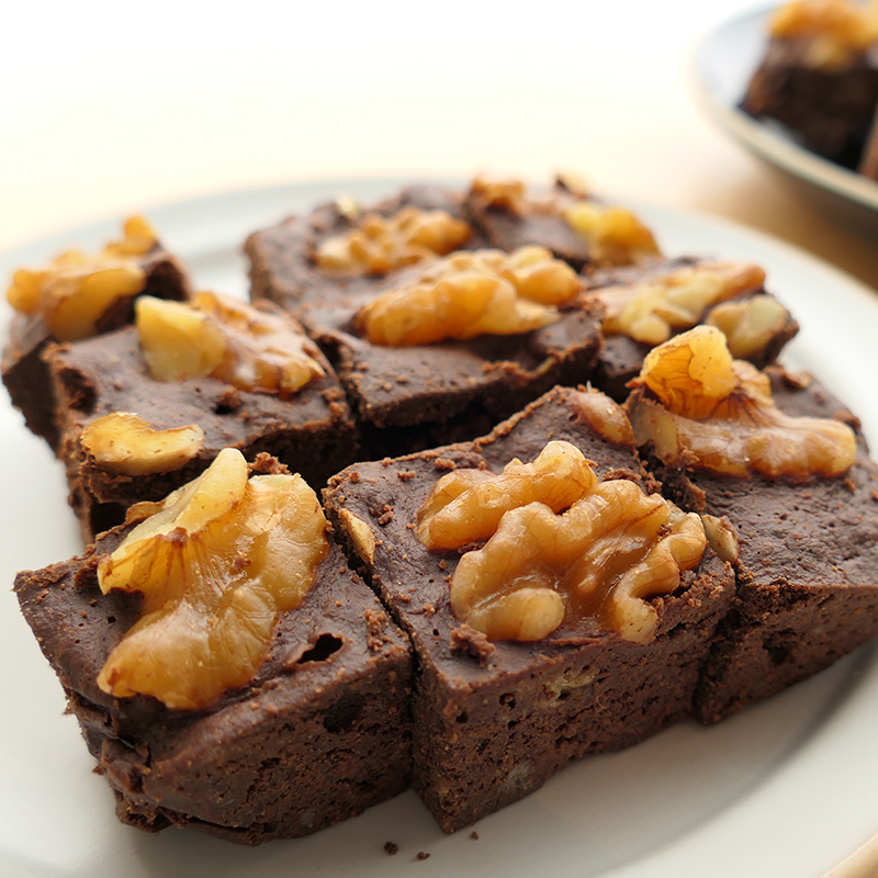 みりんときな粉のバナナブラウニー